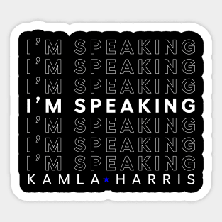 kamala harris im speaking Sticker